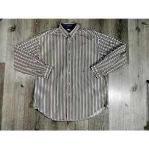 Vintage Tommy Hilfiger Mens Button Up Shirt Large